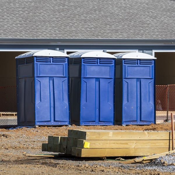 do you offer hand sanitizer dispensers inside the porta potties in Harperville